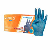 Guant Quatre Gasa vinil sense pols blau S