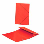 Carpeta gomas bolsa folio roja