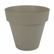 Plastiken maceta tes 18x15 cm taupe 8618