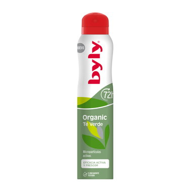 Desodorante organic con menta y té verde BYLY, spray 200 ml