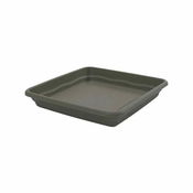 Plastiken plat terra quadrat test 23x23 cm antracita 7823