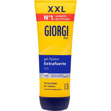 Gel max fijación extra fuerte GIORGI, tubo 240 ml