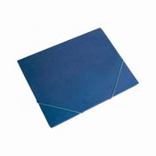 Carpeta gomas azul bolsa 1/4
