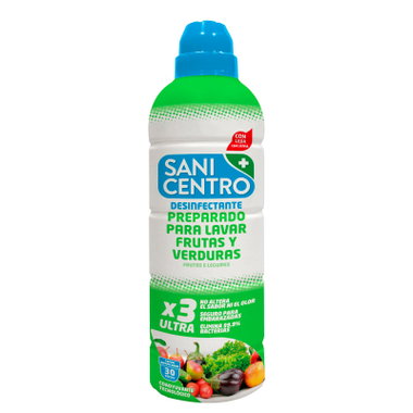 Desinfectante de frutas y verduras SANICENTRO, botella 750 ml