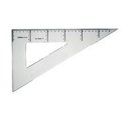 Cartabón plástico 30cm