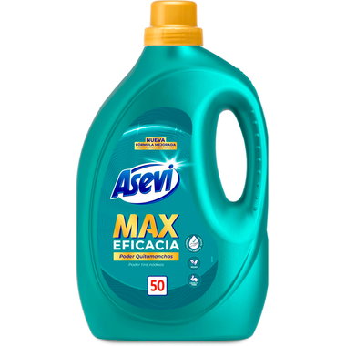 Asevi detergente máxima eficacia 50 dosis