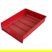 Bandeja de plástico roja