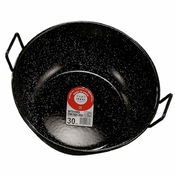 Imagen de Paellera honda con asas esmaltada 30cm