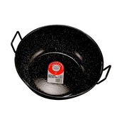 Imagen de Paellera honda con asas esmaltada 38 cm