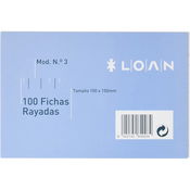 Bloc de fichas rayas nº3 100x150mm