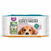 Toallitas húmedas higiene animal especial ojos y orejas