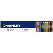 Ceras de colores manley 15u