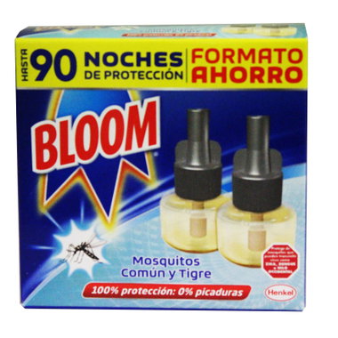 Insecticida eléctrico líquido BLOOM, recambio 2 uds