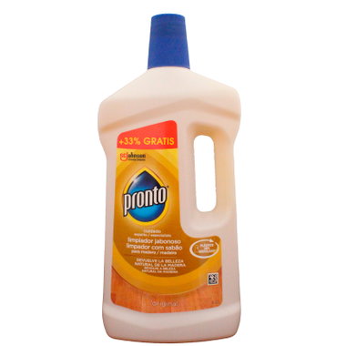 Limpiador muebles jabonoso PRONTO, garrafa 750 ml