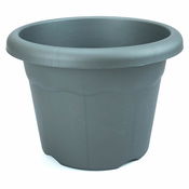 Plastiken maceta terra redonda 22x16 cm antracita 7322