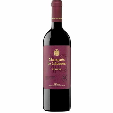 Vino tinto Marqués de Cáceres reserva. 75 cl
