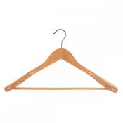 Perchas madera barnizadas 3u