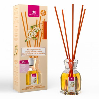 Ambientador varitas azahar CRISTALINAS, bote 35 ml