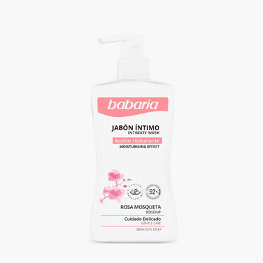 Babaria jabón íntimo rosa mosqueta 300 ml
