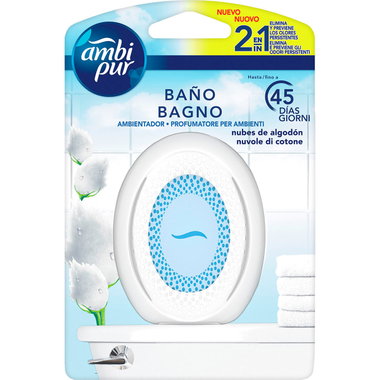 Ambipur ambientador baño nubes de algodón 7,5 ml