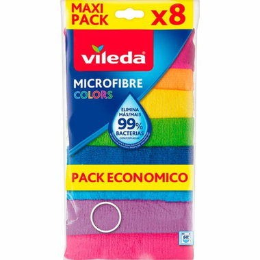 Bayeta colors VILEDA, pack 8 uds