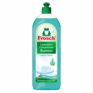 Lavavajillas romero FROSCH, botella 750 ml