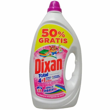 Detergente en gel DIXAN ADIOS AL SEPARAR, garrafa 55 dosis