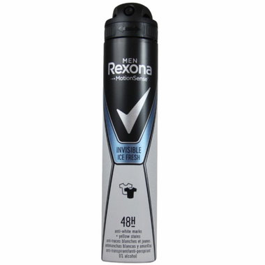 Desodorante invisible para hombre REXONA, spray 200 ml