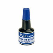 Tinta sellar makro azul