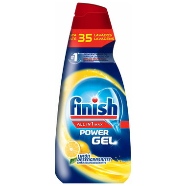 Finish Gel Limón Lavavajillas Todo en 1 35 Lavados 35 dosis