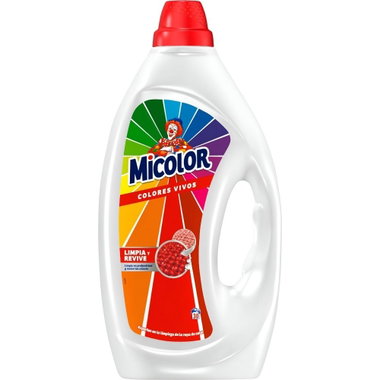 Detergente Gel Fresh MICOLOR Colores vivos, garrafa 28 dosis