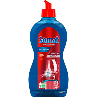 Abrillantador+secado extra lavavajillas SOMAT, botella 500 ml