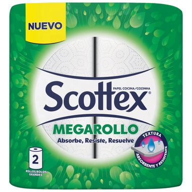 SCOTTEX papel de cocina megarollo 2 ud. 267
