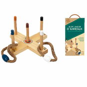 Juego anilles de madera