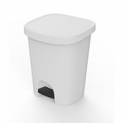 Imagen de Cubo basura con pedal fresh blanco 25L 
