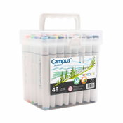 Retoladors de 2 puntes campus topicolors 48 colors