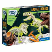 Imagen de Archeojugando T-Rex y Triceratops fosforescentes