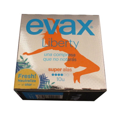 Compresa super con alas EVAX LIBERTY, paquete 10 uds