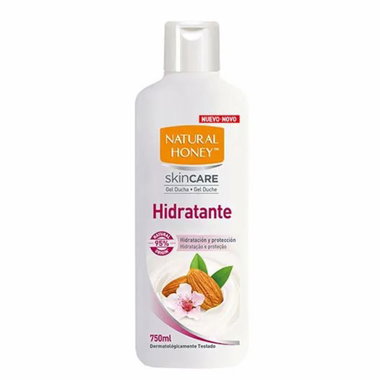 Gel de ducha hidratante NATURAL HONEY, bote 650 ml