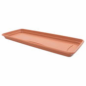 Plastiken plato jardinera terra 57x23 marron.