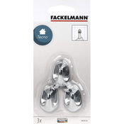 Imagen de Perchas autoadhesivas plastico 4cm 3u 20630