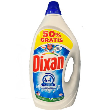 Detergente en gel DIXAN, garrafa 55 dosis