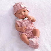 Muñeco bebe con pelele rosa