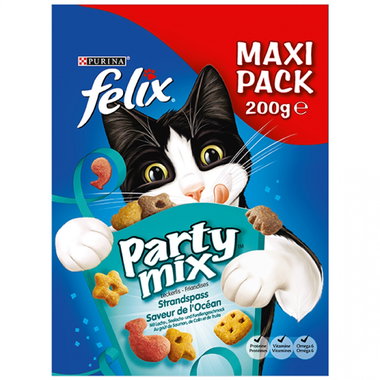 Party mix ocean para gato FELIX, bolsa 200 g