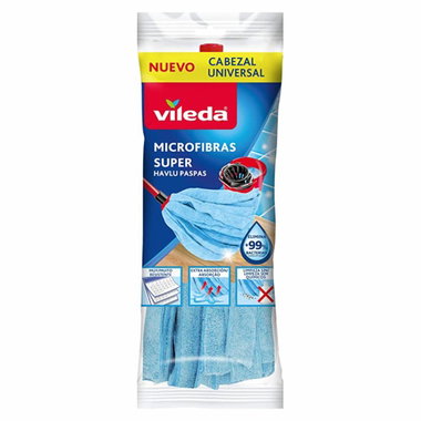 Vileda fregona microfibras tiras super 1 u.