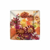 Imagen de Plato pequeño deco home ramo flores 18x18cm PEK583900