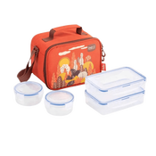 Imagen de Bolsa Termica Alimentos + 4 Recipientes 5L 22x17x14 HPOR7055 JataH