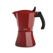 Imagen de Cafetera Aluminio Rojo 9Tazas HCAF2009 JataH