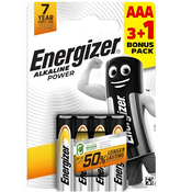 Imagen de Pila Alkalina Power LR03 1,5V AAA BP4 Energizer