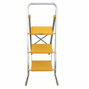 Imagen de Escalin Aluminio 3 Peldaños Amarillo SCA-3                            